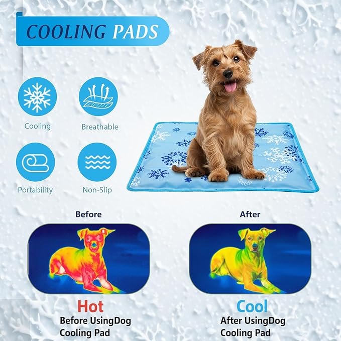 Summer Cooling Mat for Pet Cold Bed Pet Accessories Dogs and Cats Durable Blanket Sofa Cat Ice Pad Blanket