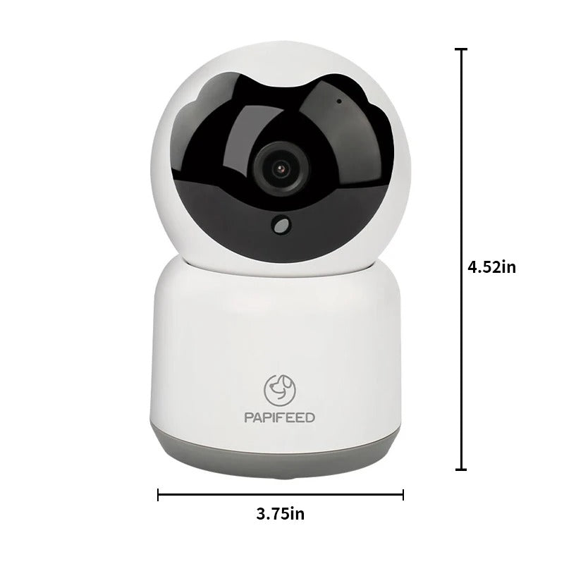 Pet feeding monitor wifi remote voice interactive cat camera 360 panoramic 1080P pet camera indoor security