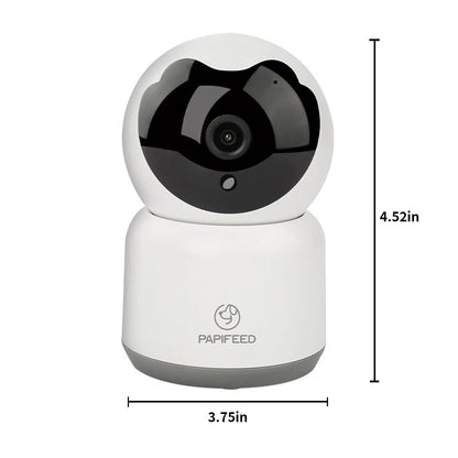 Pet feeding monitor wifi remote voice interactive cat camera 360 panoramic 1080P pet camera indoor security